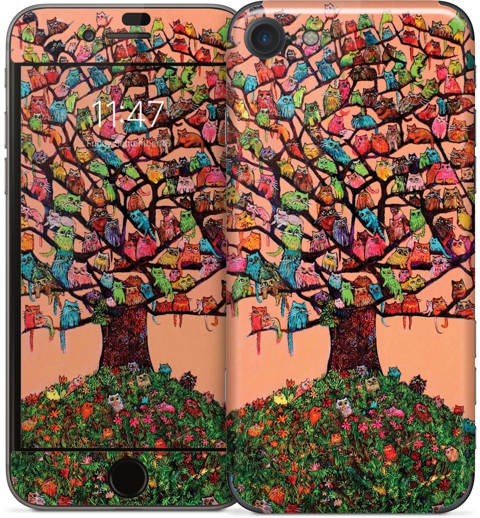 "Meau Tree" iPhone Skin