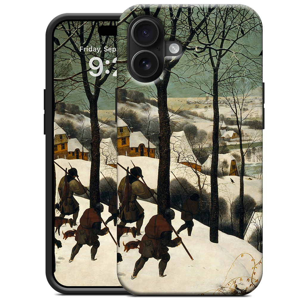 Hunters in the Snow iPhone Case