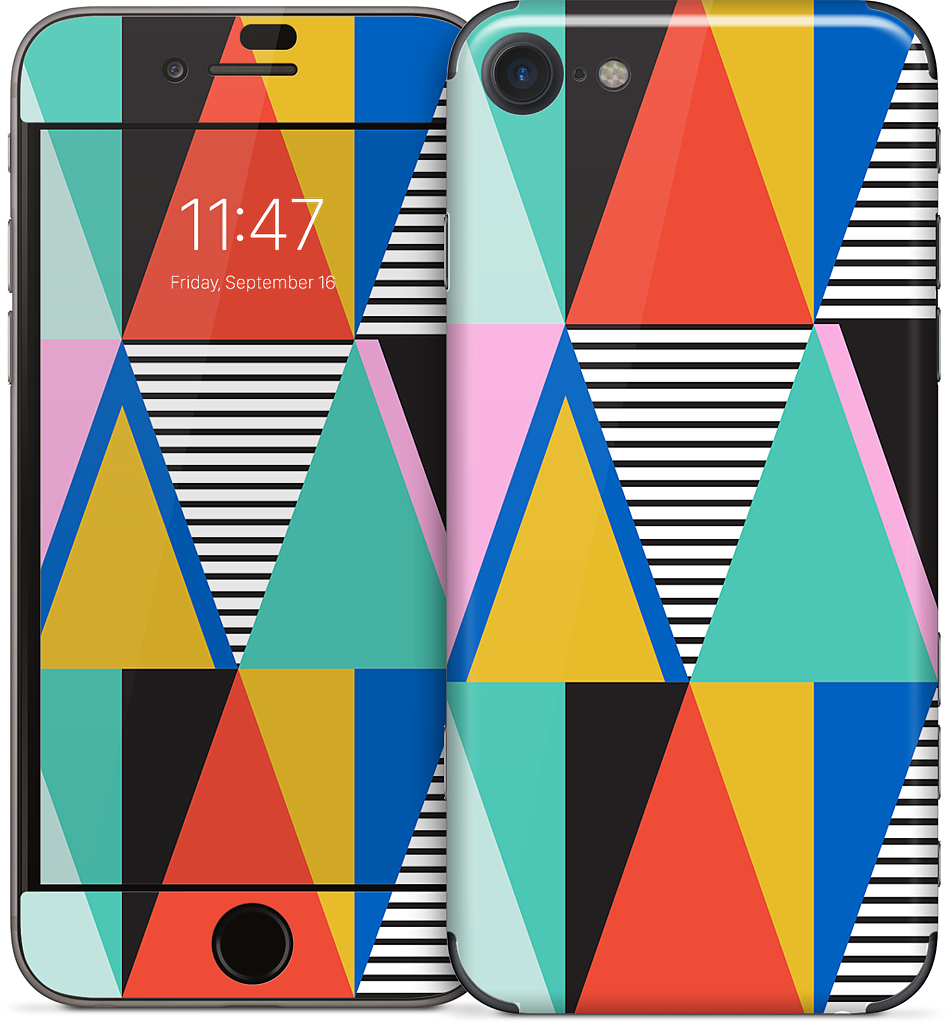 Graphic Triangles iPhone Skin