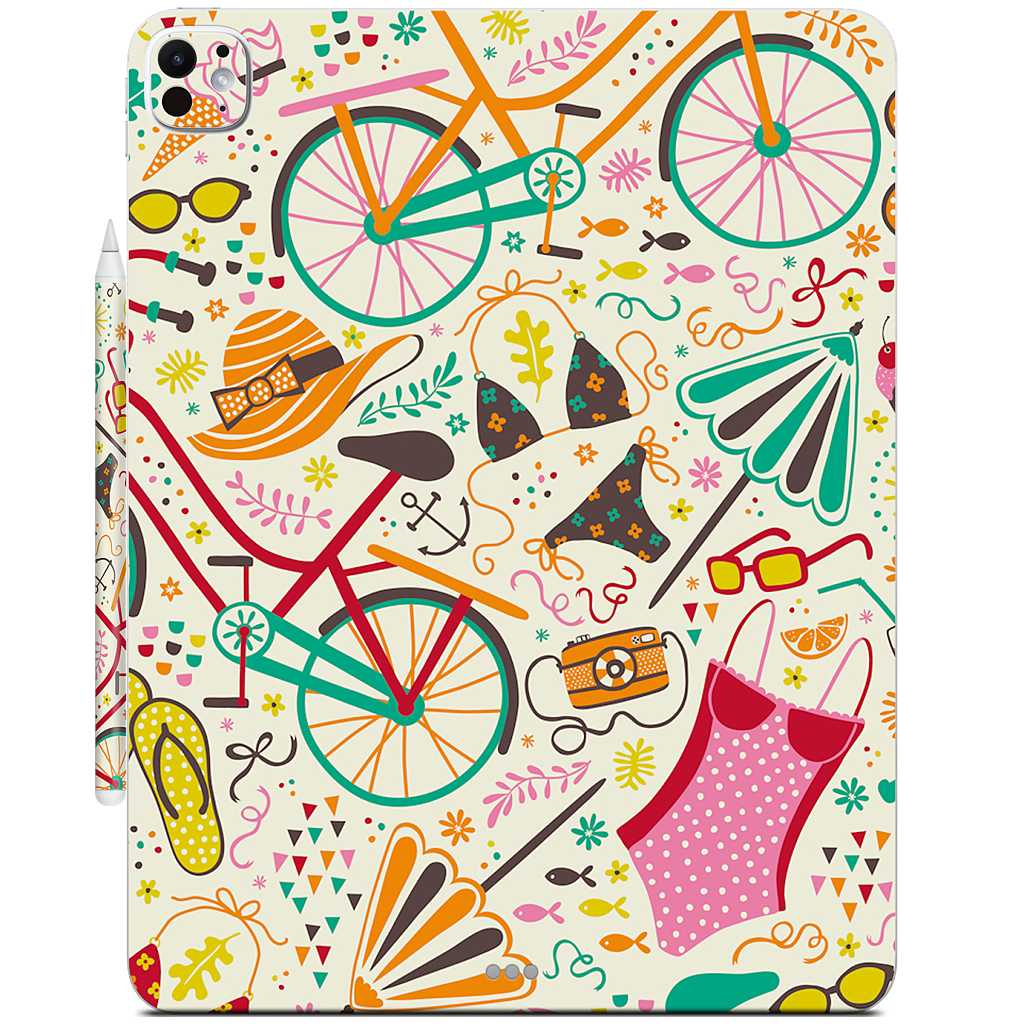 Seaside Cycle iPad Skin