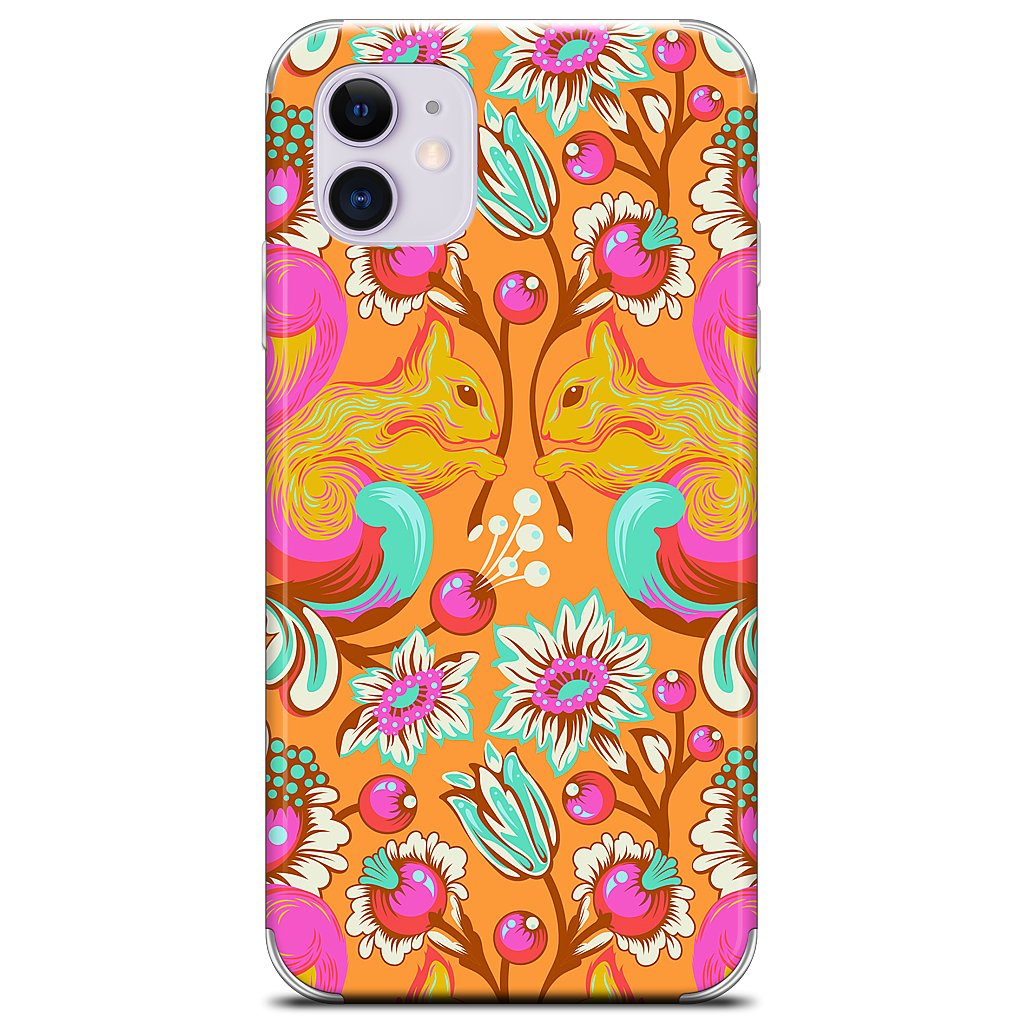 Squirrel Begonia iPhone Skin