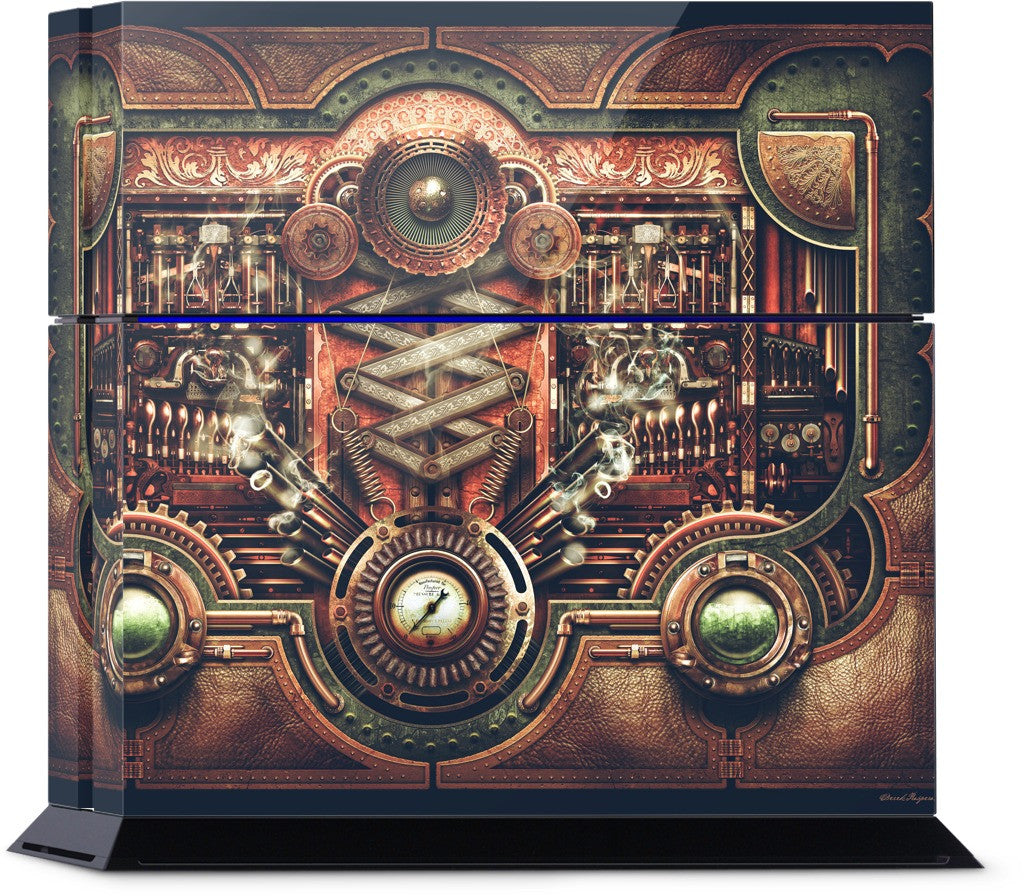 Steampunk Motherboard PlayStation Skin