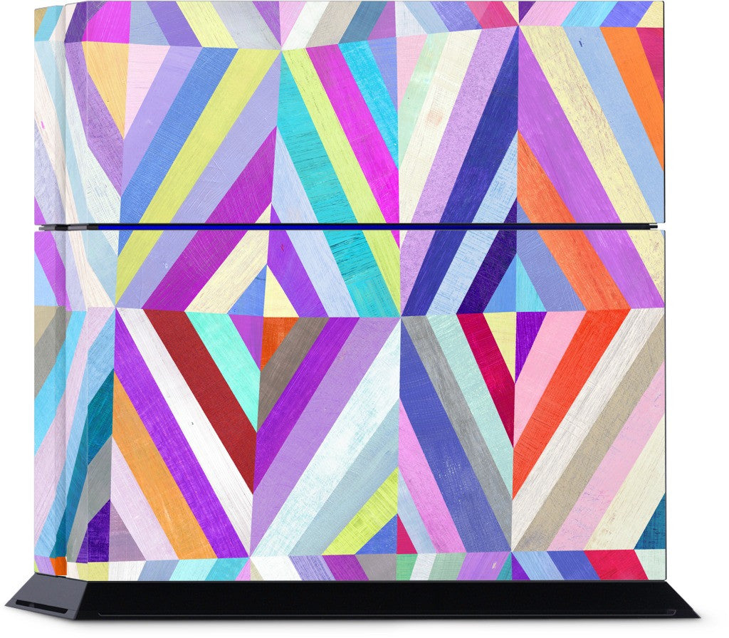 Purple Diamonds PlayStation Skin