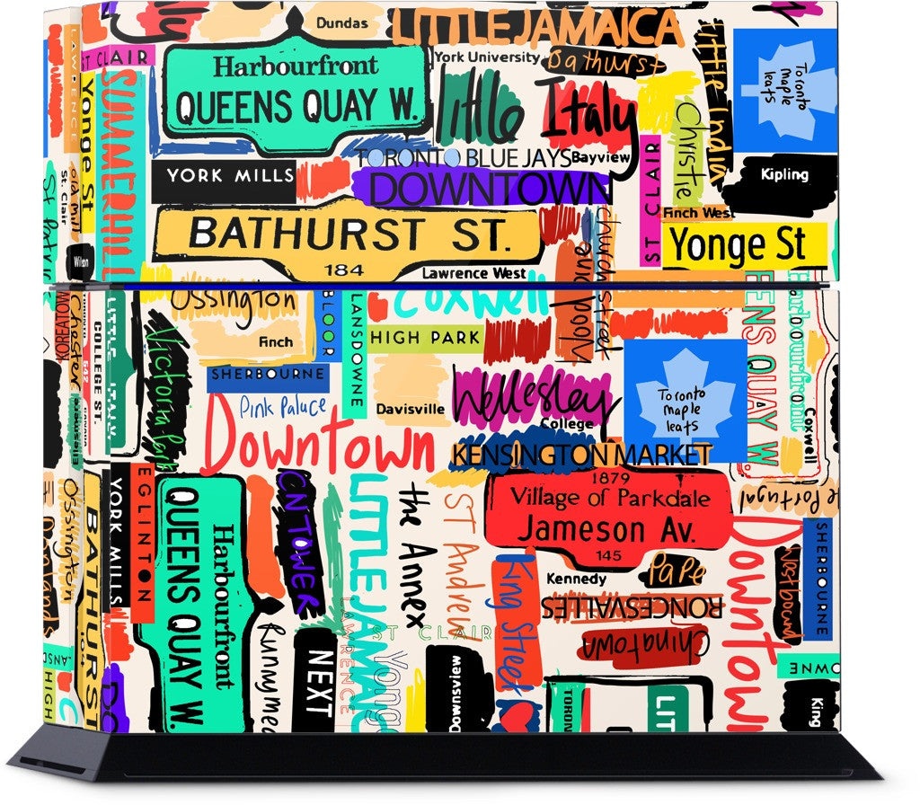 Toronto words PlayStation Skin