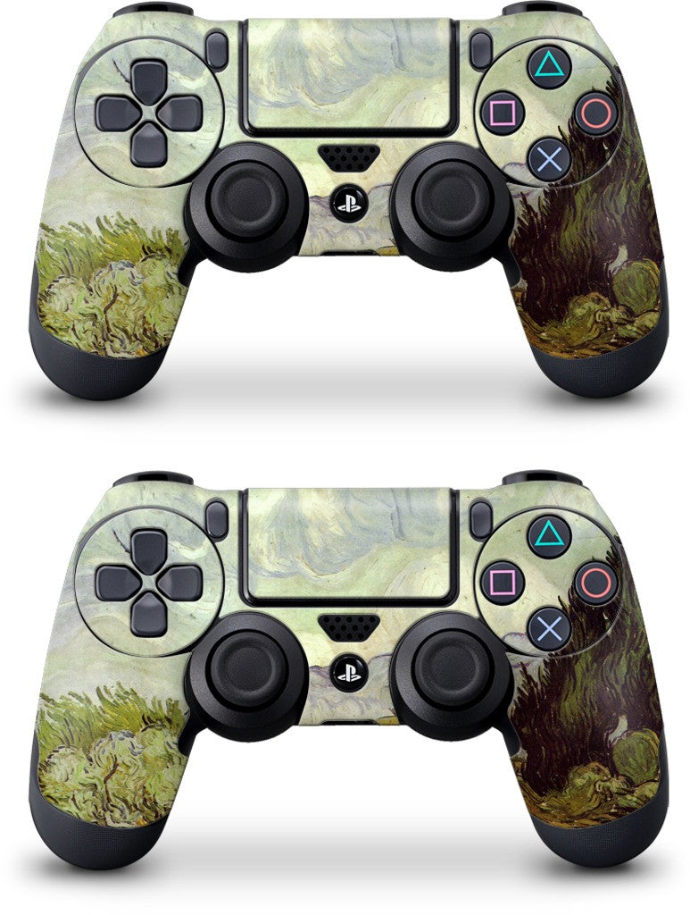 A Wheatfield with Cypresses PlayStation Skin