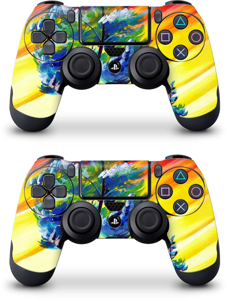 Thick Frost Sunset Glow PlayStation Skin