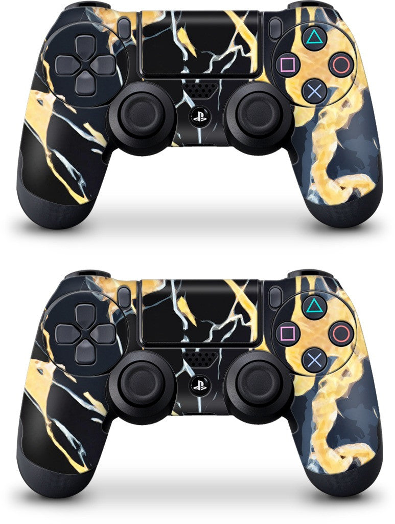 Black Marble PlayStation Skin