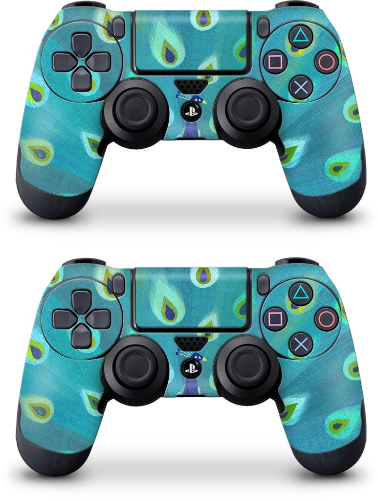 Patterned Peacock PlayStation Skin