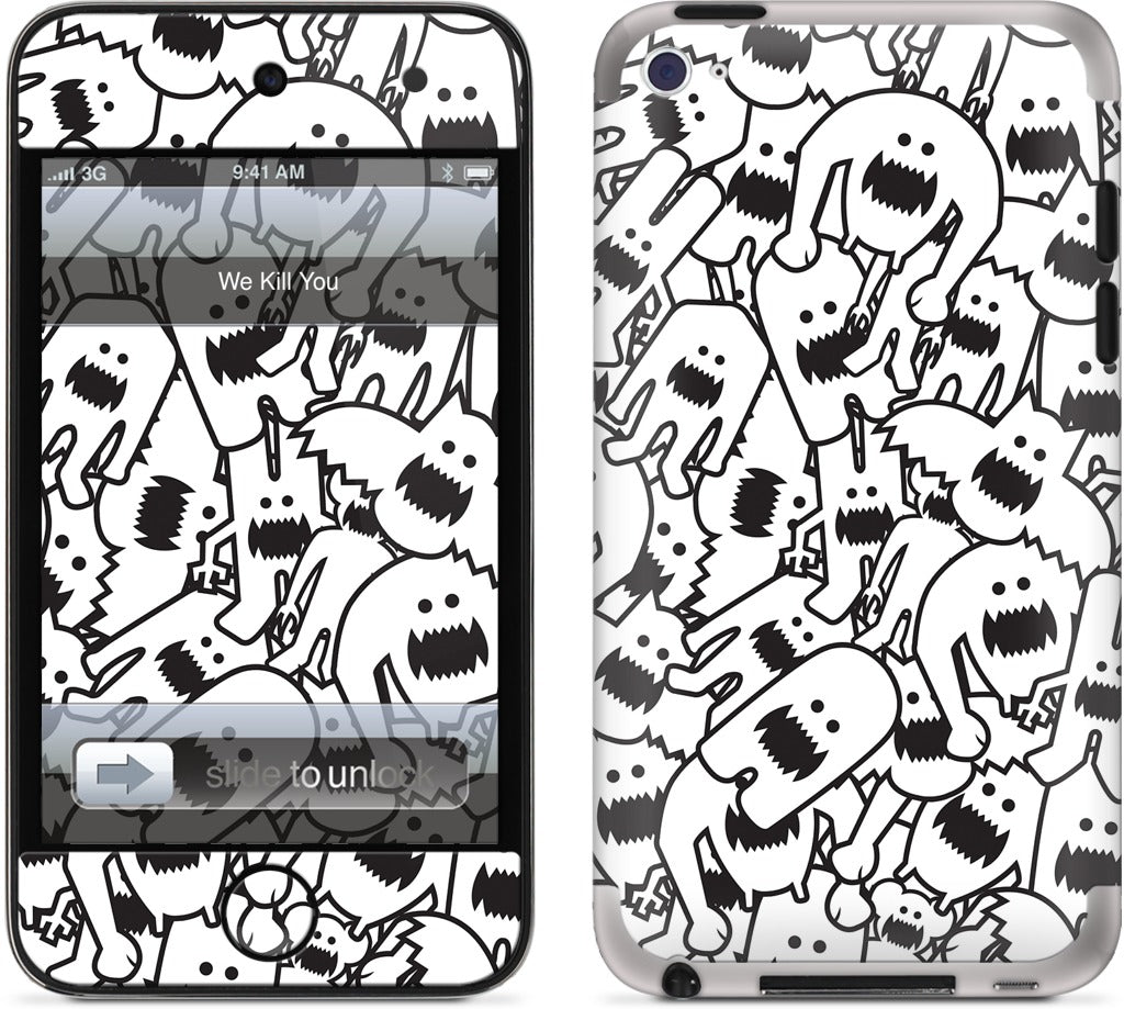 Monster Collage iPod Skin