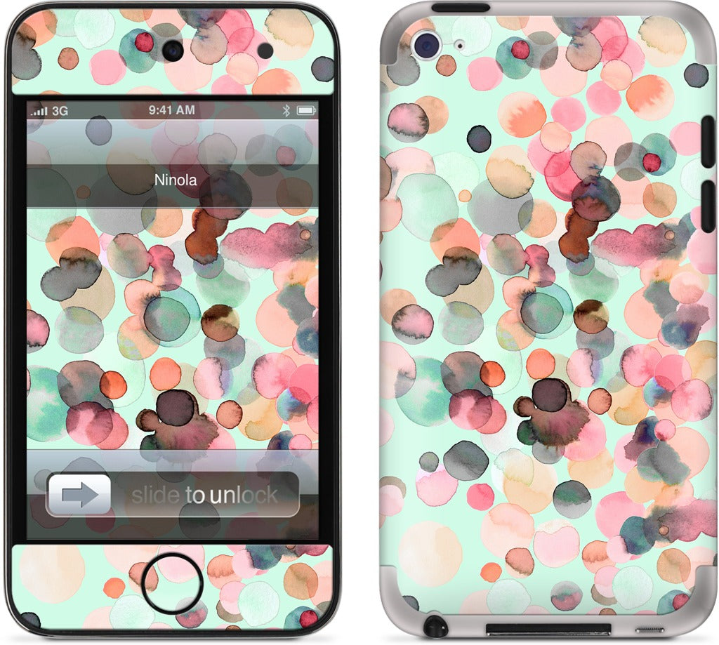 Color drops iPod Skin