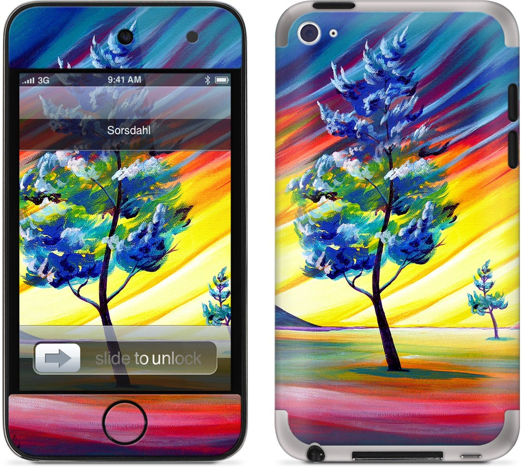 Thick Frost Sunset Glow iPod Skin