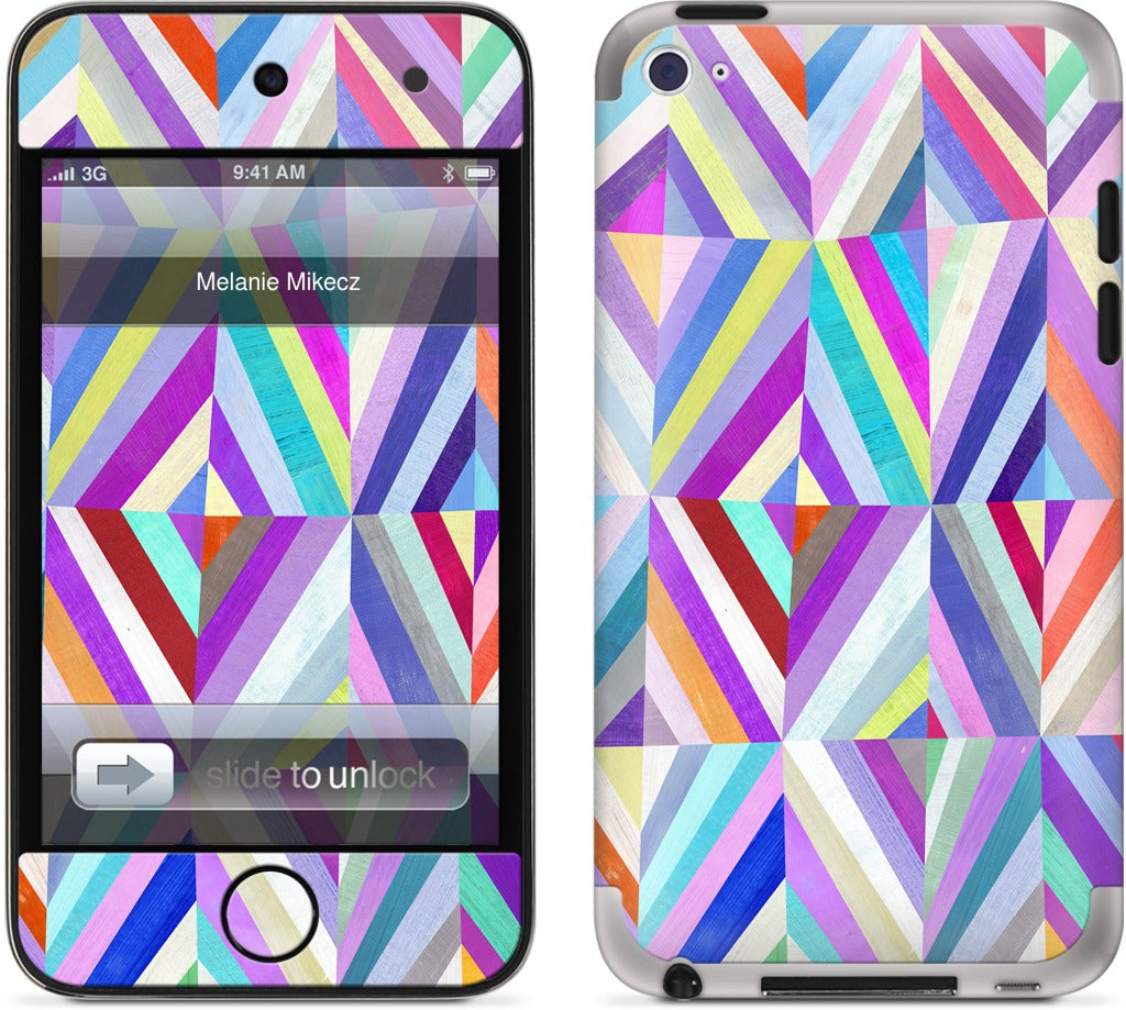 Purple Diamonds iPod Skin