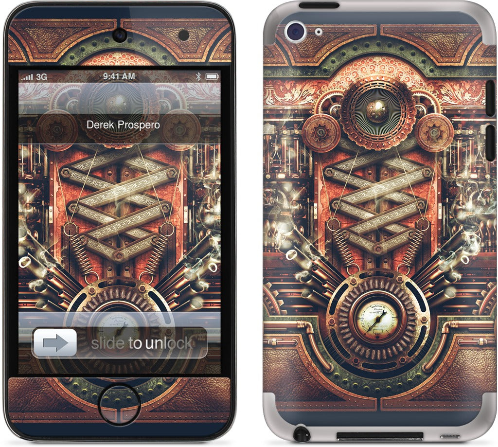 Steampunk Motherboard iPod Skin