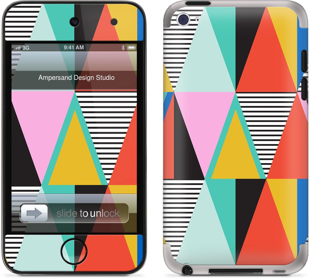 Graphic Triangles iPod Skin