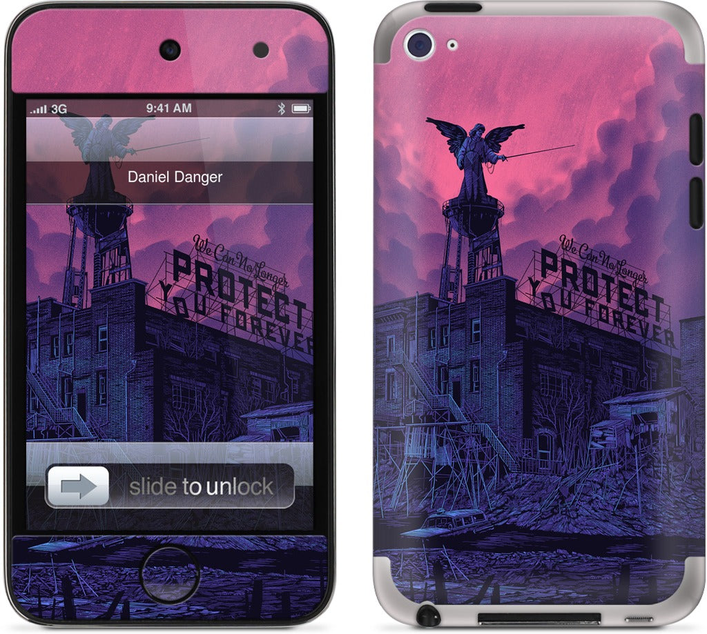We Can No Longer Protect You iPod Skin