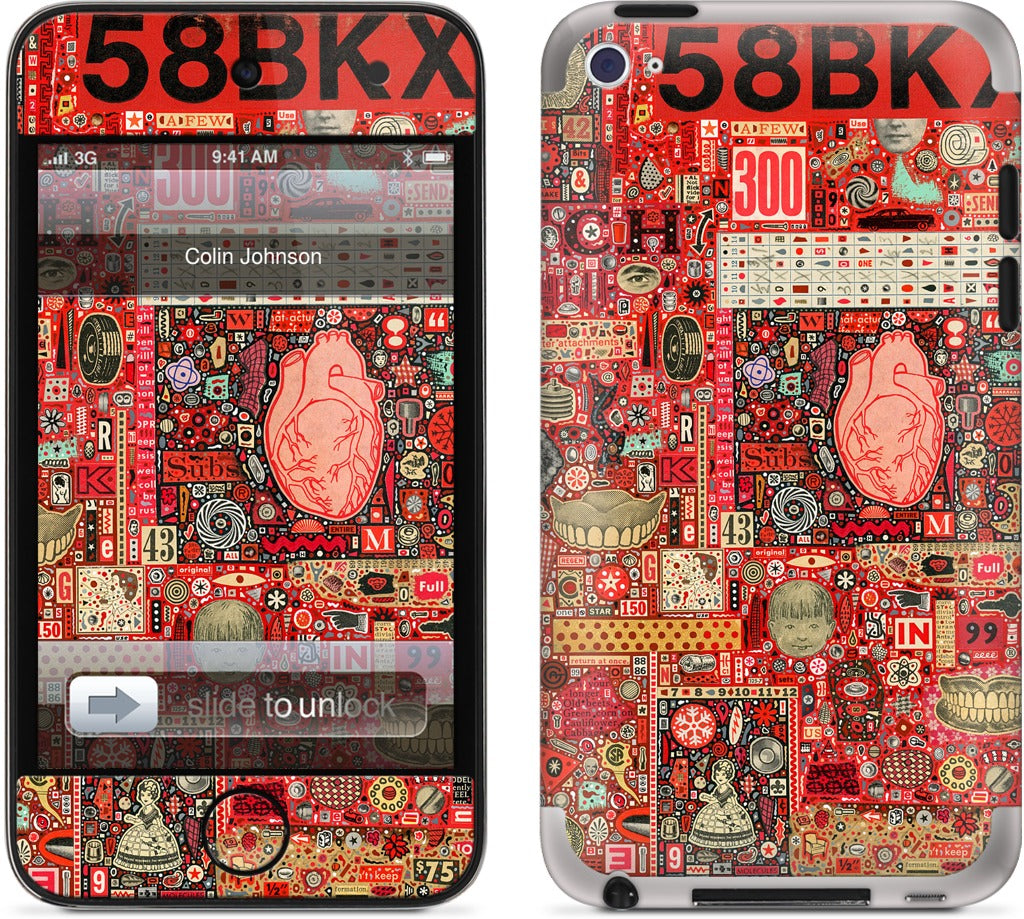 Big Numbers - Heart and Teeth iPod Skin