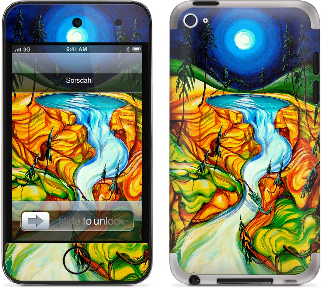 Cup Of Life Athabasca Falls Jasper iPod Skin
