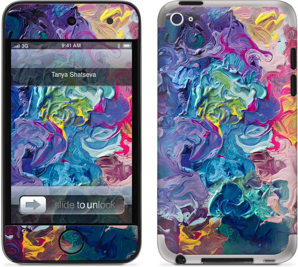 Rainbow Flow Abstract iPod Skin