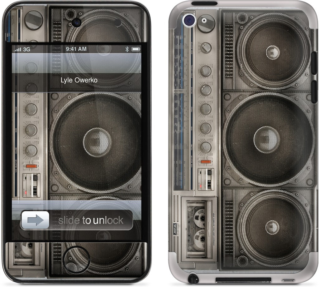 Boombox iPod Skin