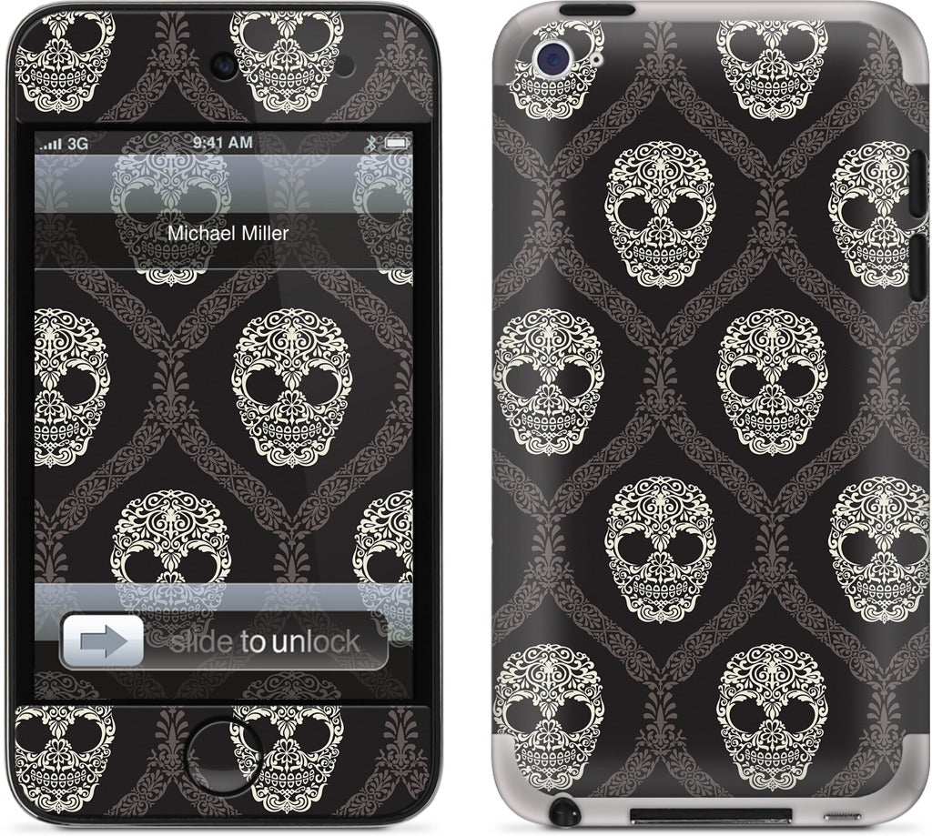 Skull Damask iPod Skin