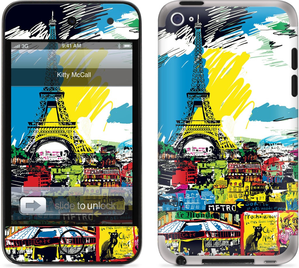 Paris Skyline iPod Skin
