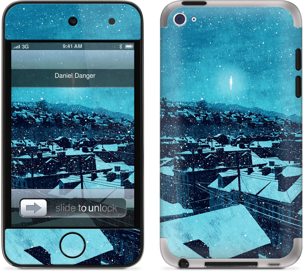 "we wait out the storm, and i am floored" iPod Skin