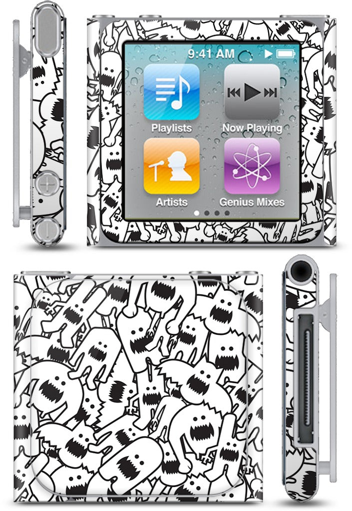 Monster Collage iPod Skin