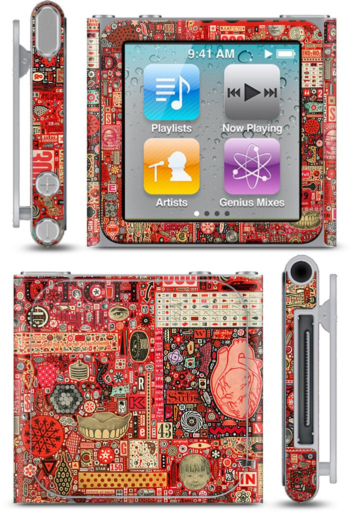 Big Numbers - Heart and Teeth iPod Skin