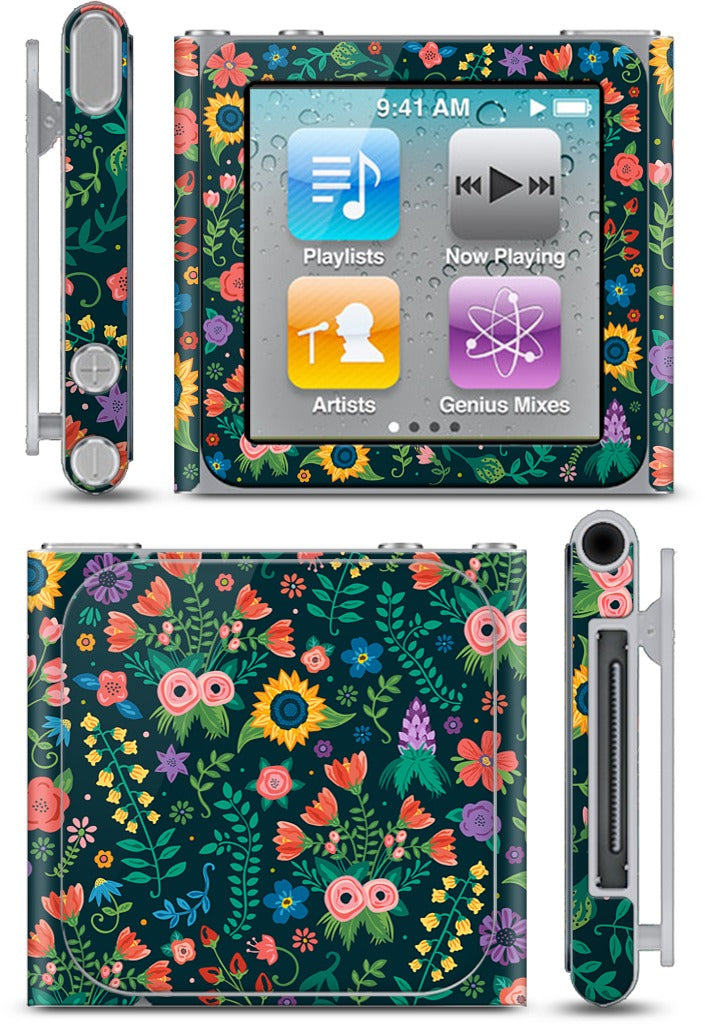 Floral Heart iPod Skin