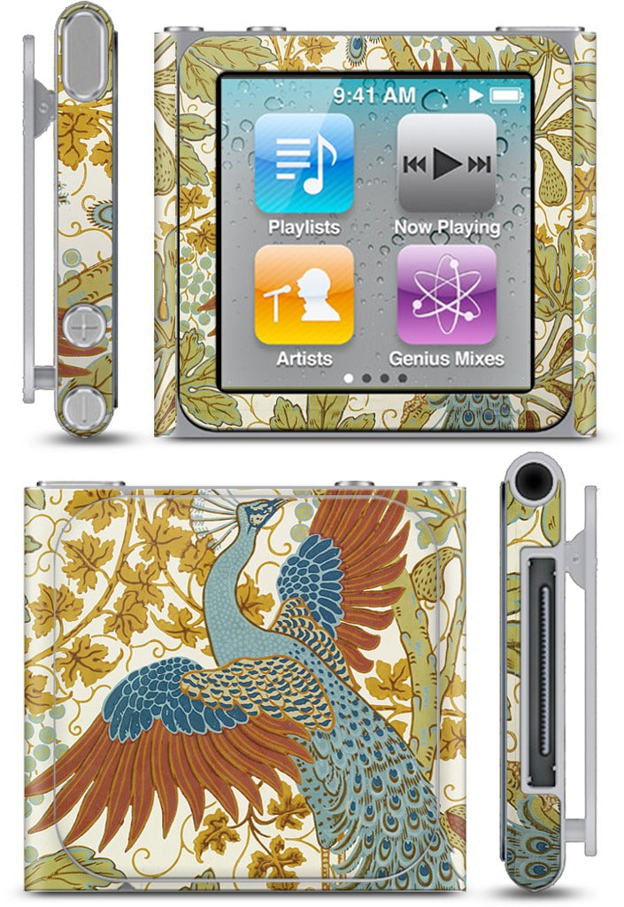 Fig and Peacock iPod Skin