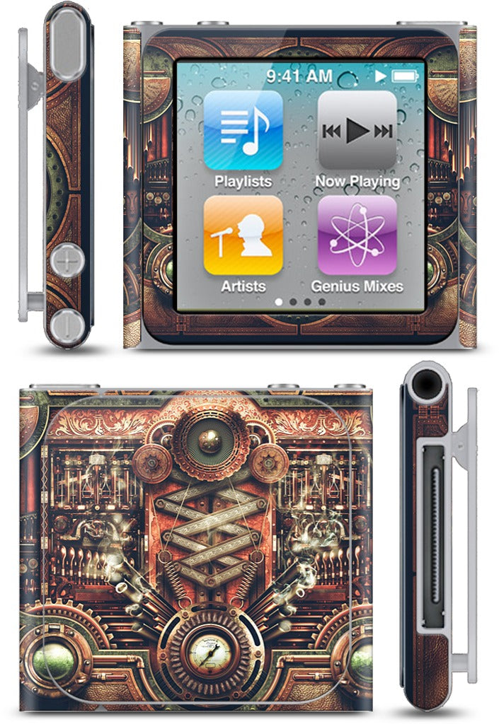 Steampunk Motherboard iPod Skin