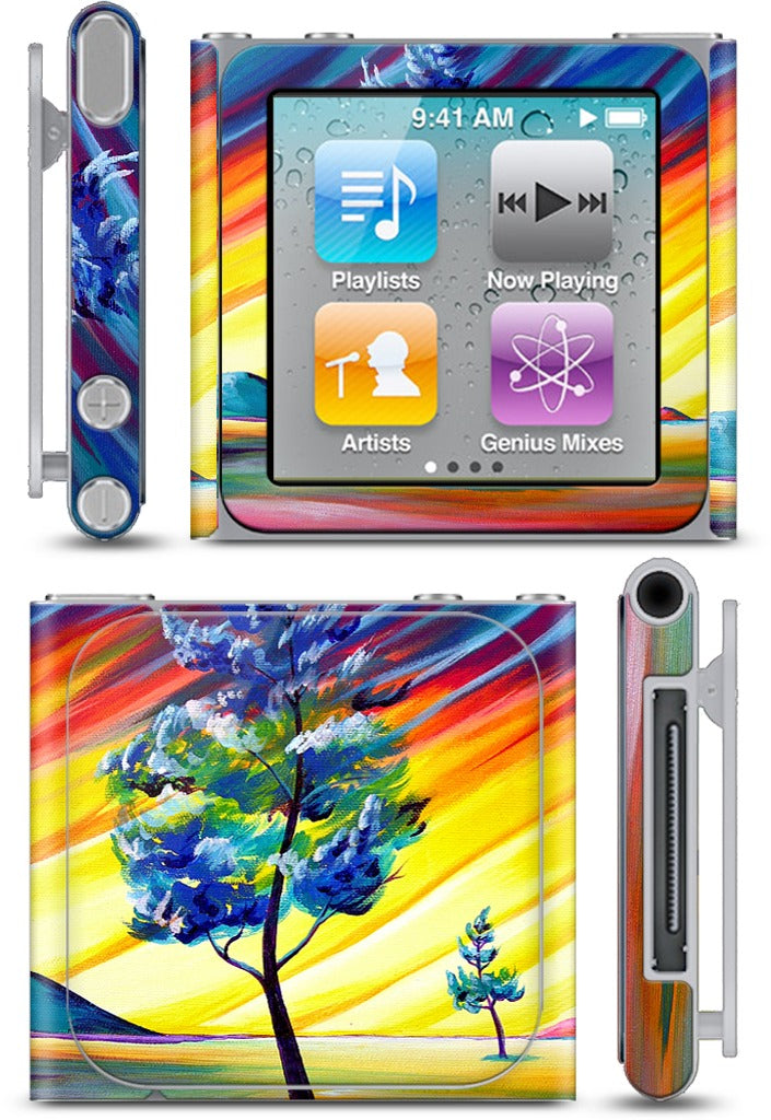 Thick Frost Sunset Glow iPod Skin