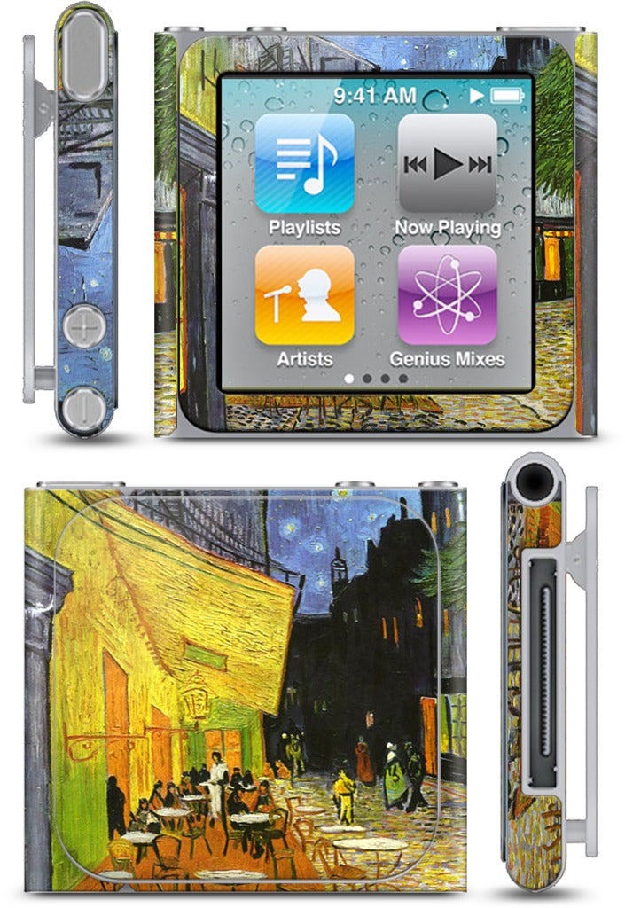 Cafe at Night iPod Skin