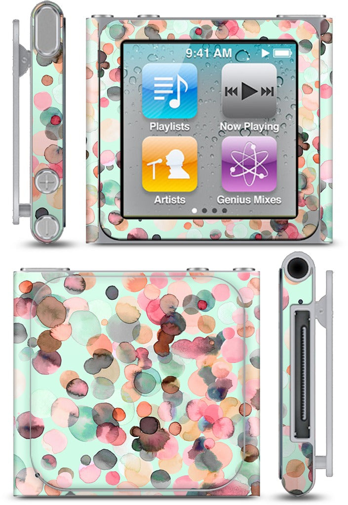 Color drops iPod Skin