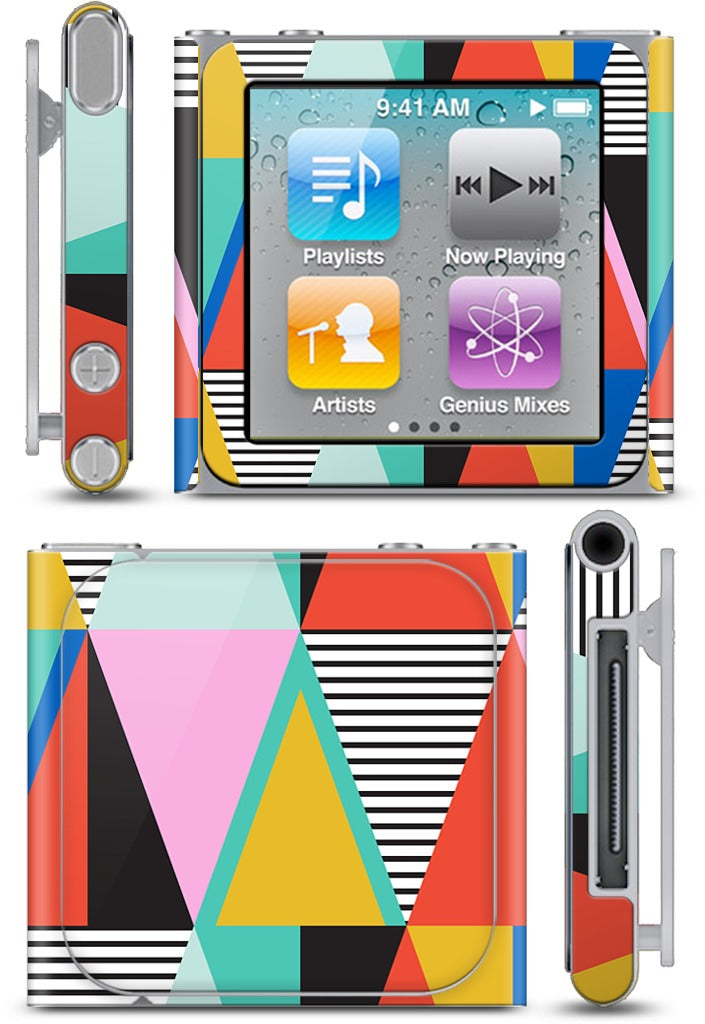 Graphic Triangles iPod Skin