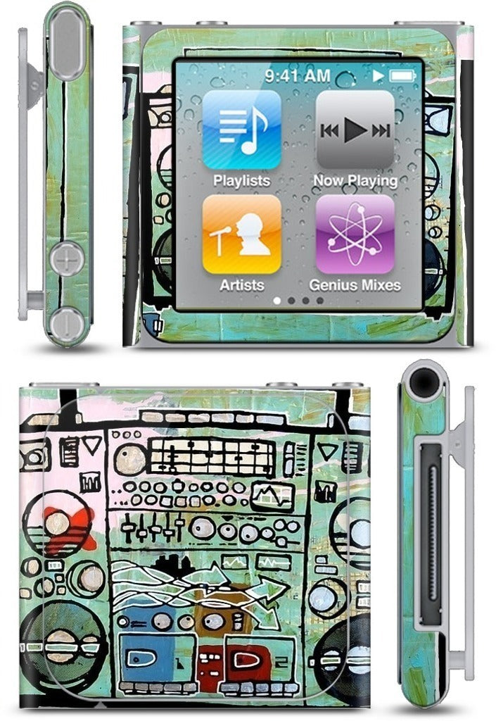 Ghetto Blaster iPod Skin
