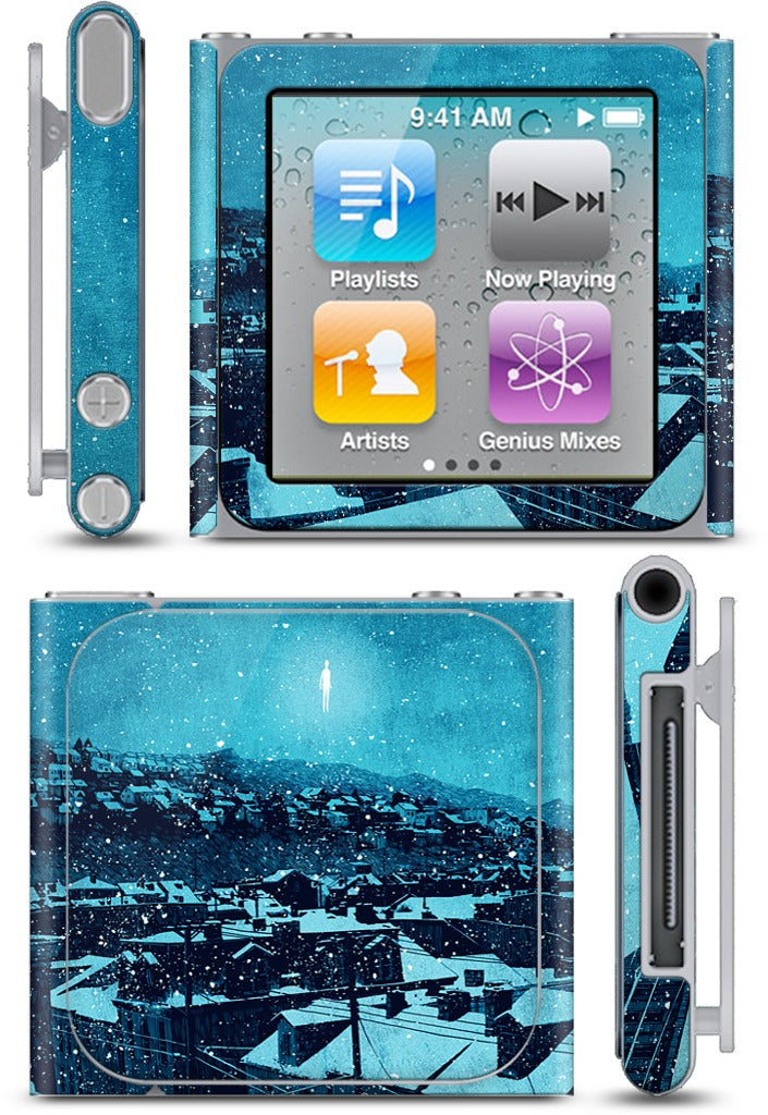 "we wait out the storm, and i am floored" iPod Skin