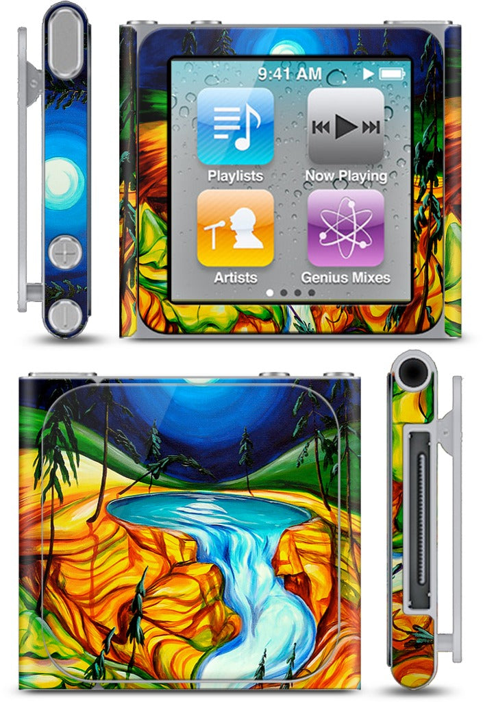 Cup Of Life Athabasca Falls Jasper iPod Skin