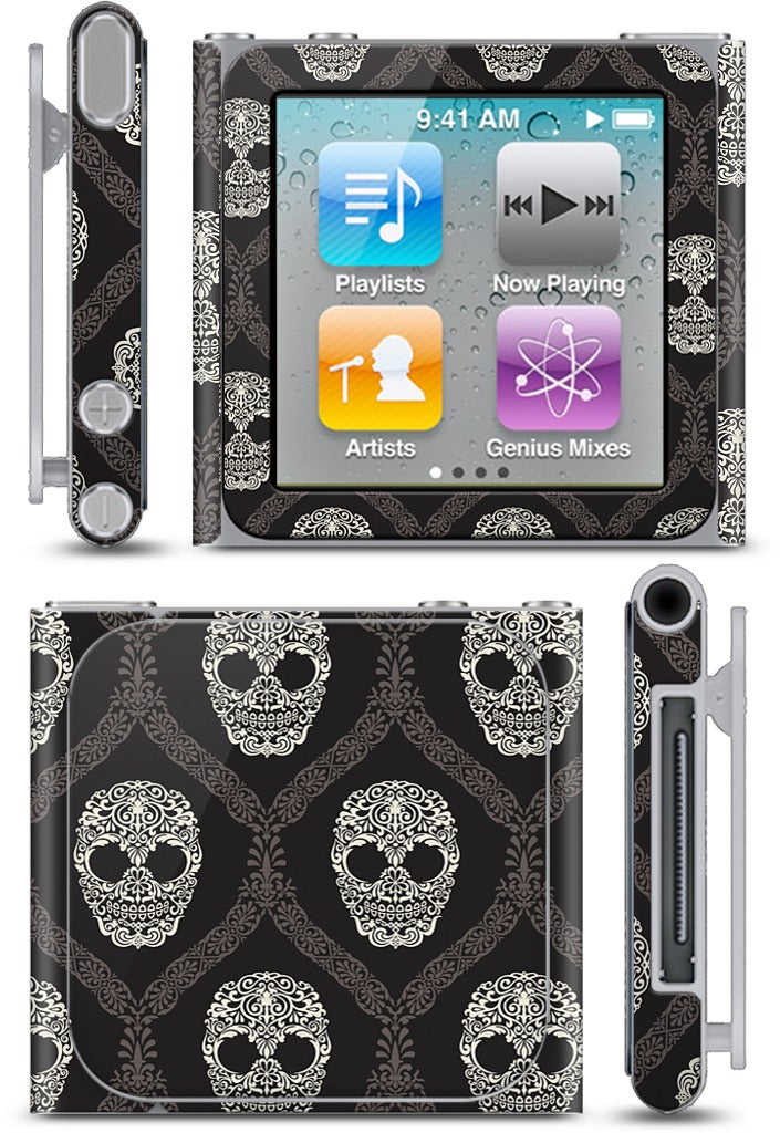 Skull Damask iPod Skin