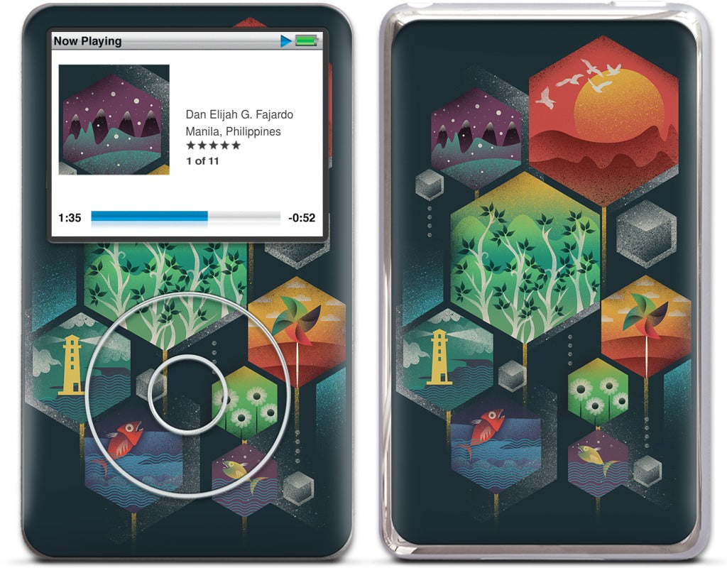 Geometrical Wonders iPod Skin