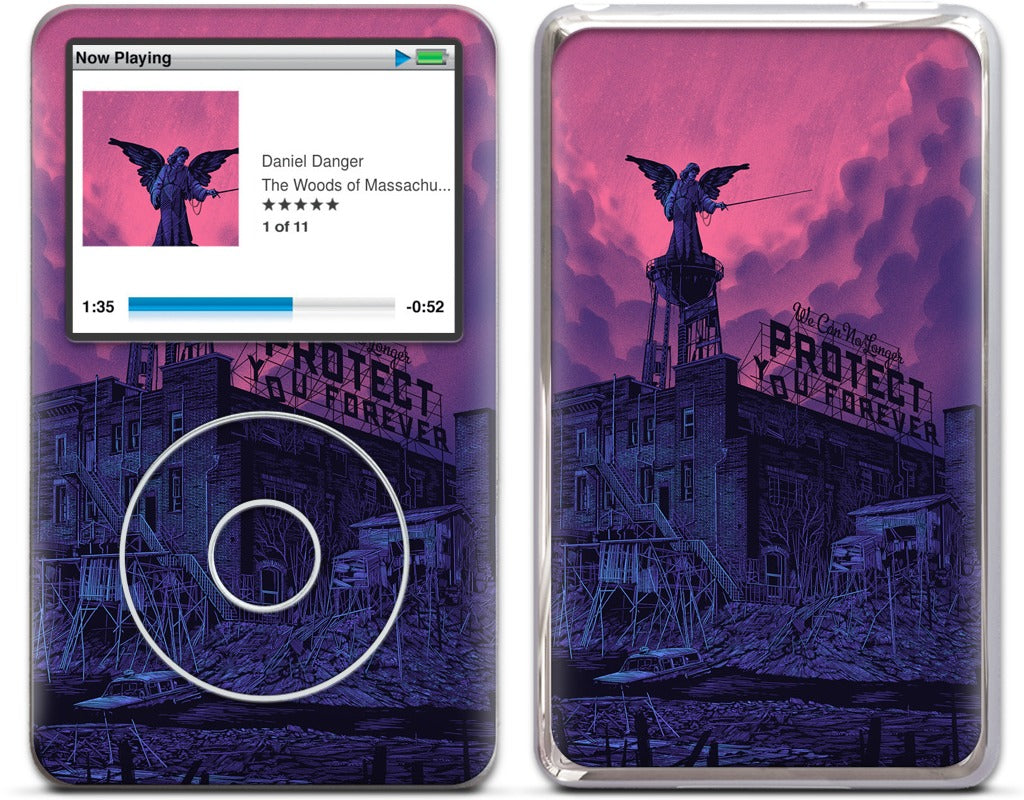 We Can No Longer Protect You iPod Skin