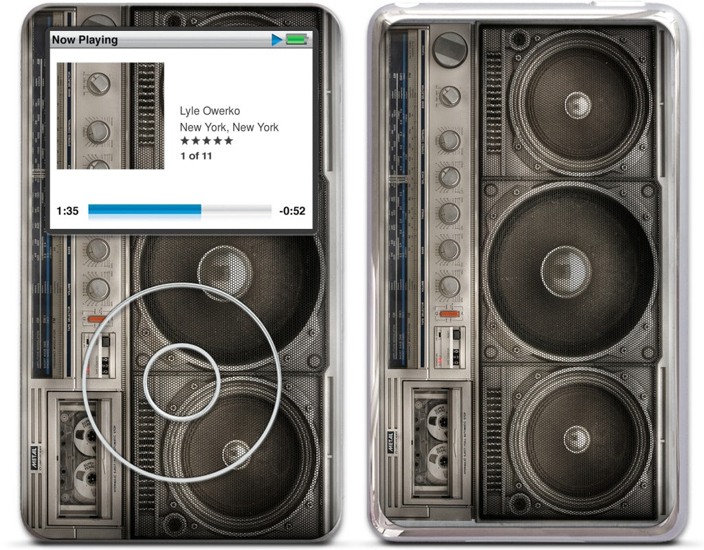 Boombox iPod Skin