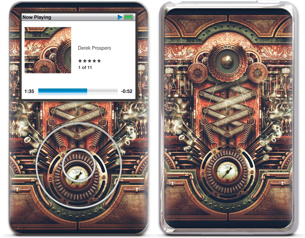 Steampunk Motherboard iPod Skin