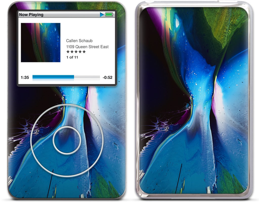 Blue Shift iPod Skin