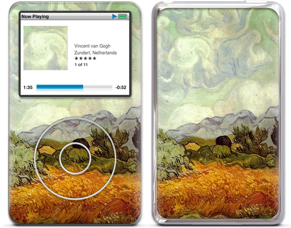 A Wheatfield with Cypresses iPod Skin
