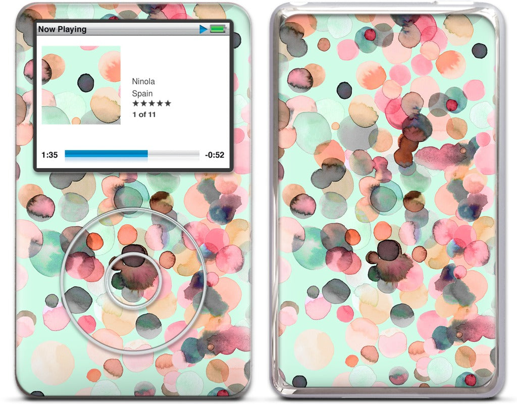 Color drops iPod Skin