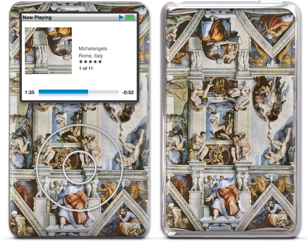 Cappella Sistina Ceiling iPod Skin