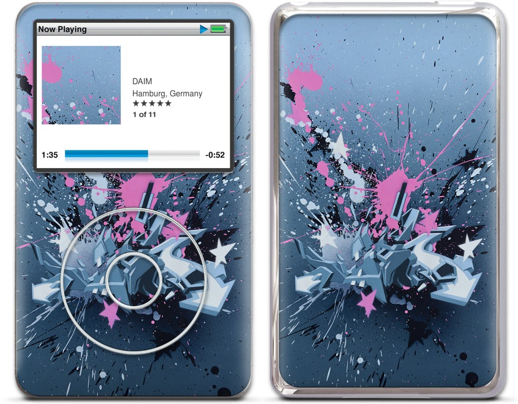 Fancy Explosion iPod Skin