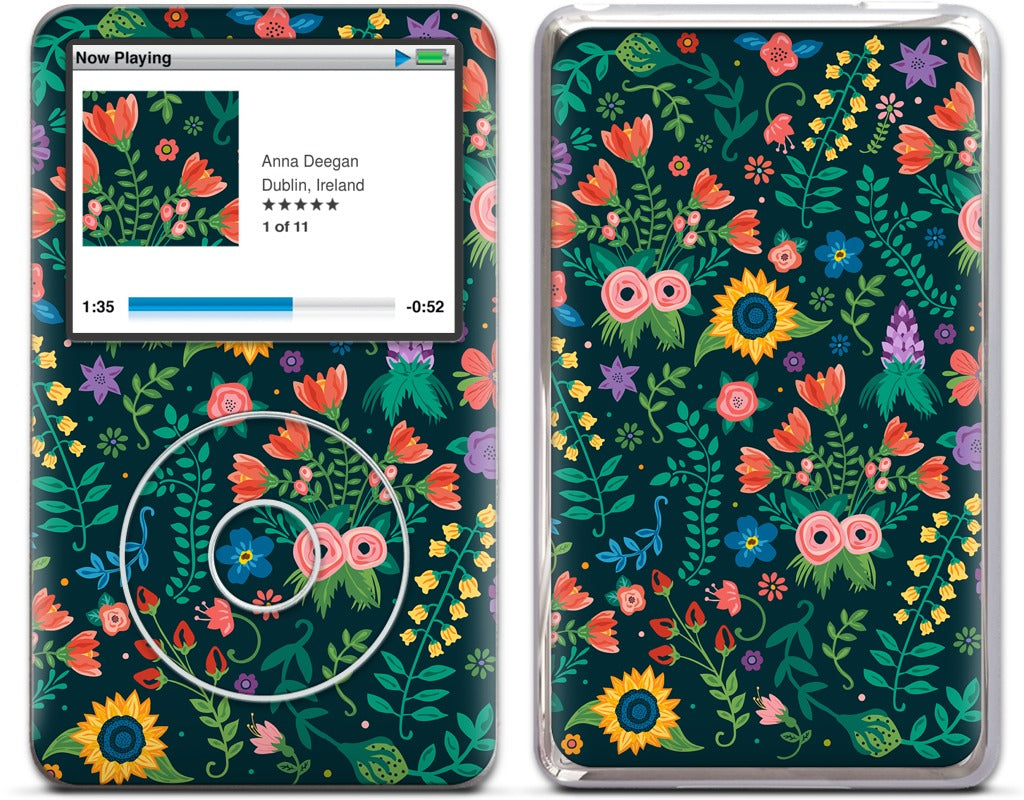 Floral Heart iPod Skin