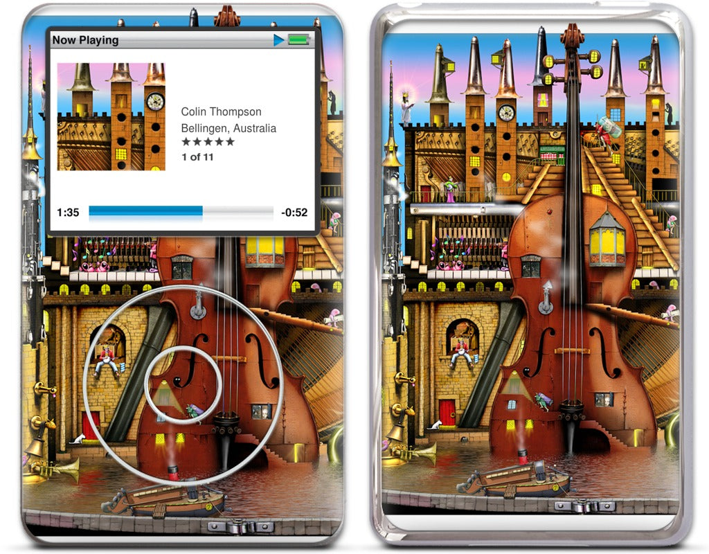 Music Castle iPod Skin